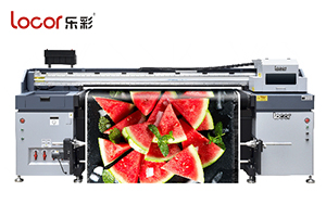 乐彩高端网带打印机适用各种卷材材料加工